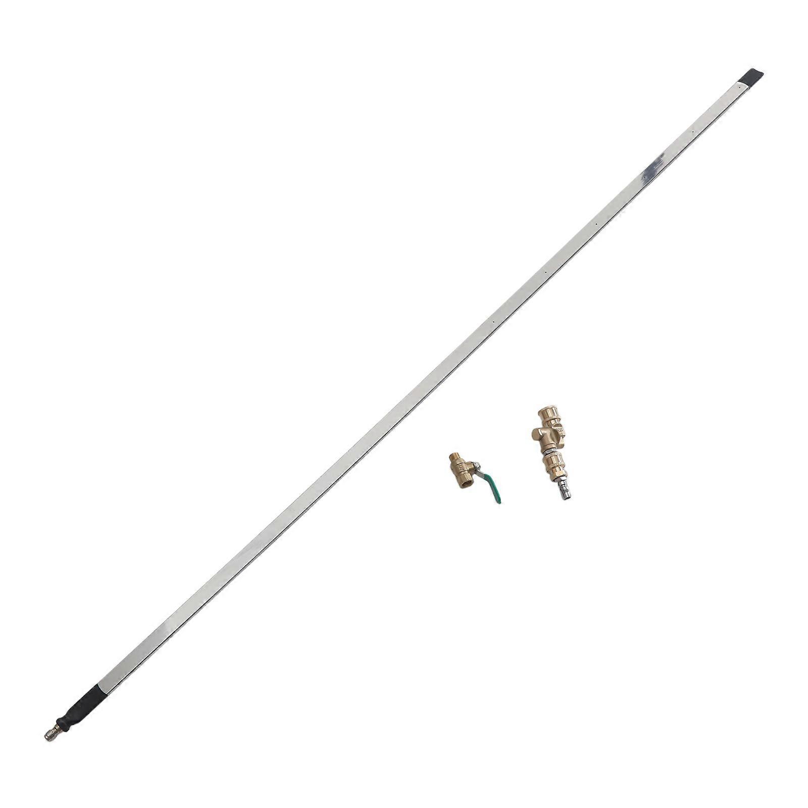 Professional Radiator Pressure Washer Nozzle with Flexible Rotation Extended Reach Scrubber set for Engine Maintenance Multicolor