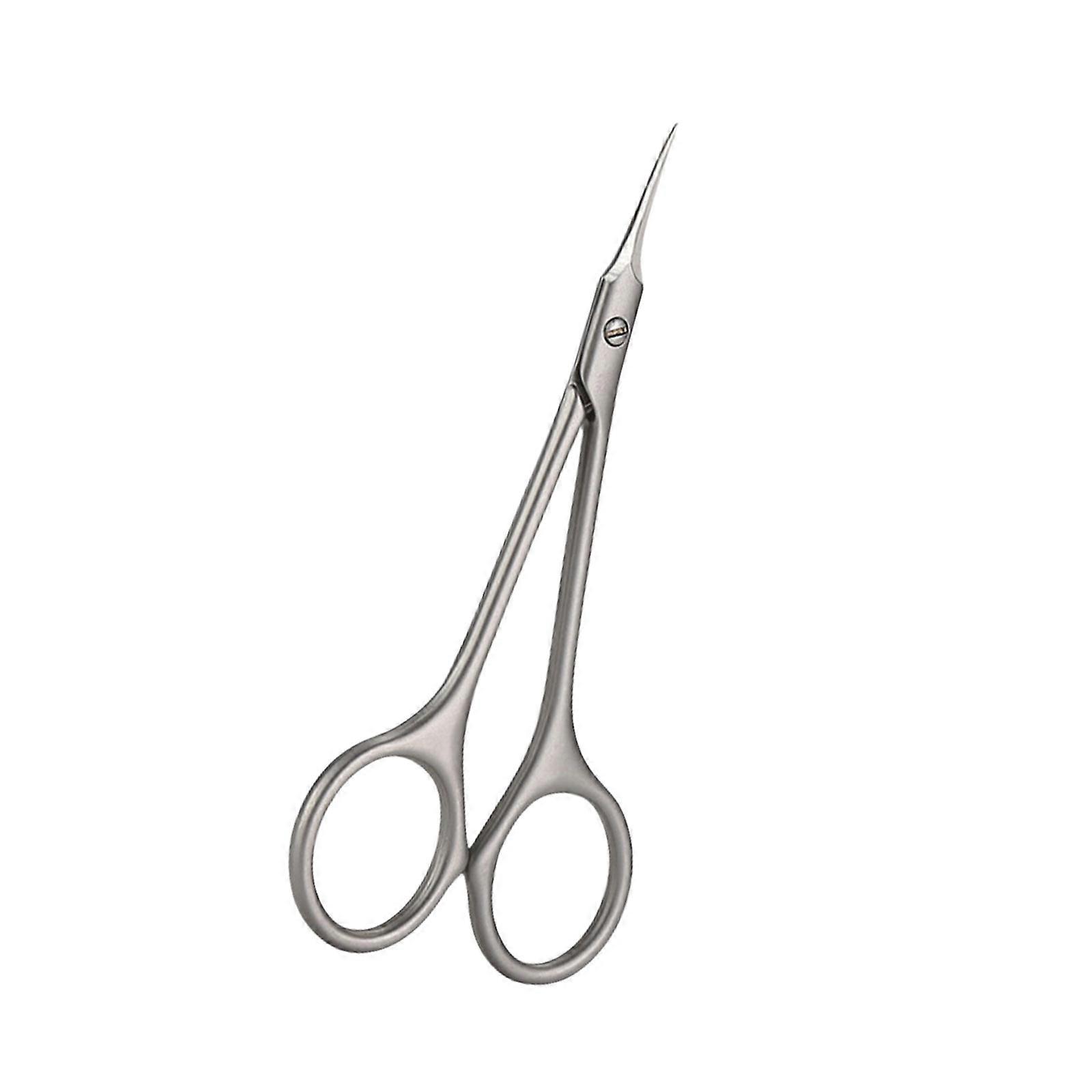 Professional Callus Remover Scissors Stainless Steel Cuticle Cutter for Home and Salon Use Easy to Carry and Use  Silver