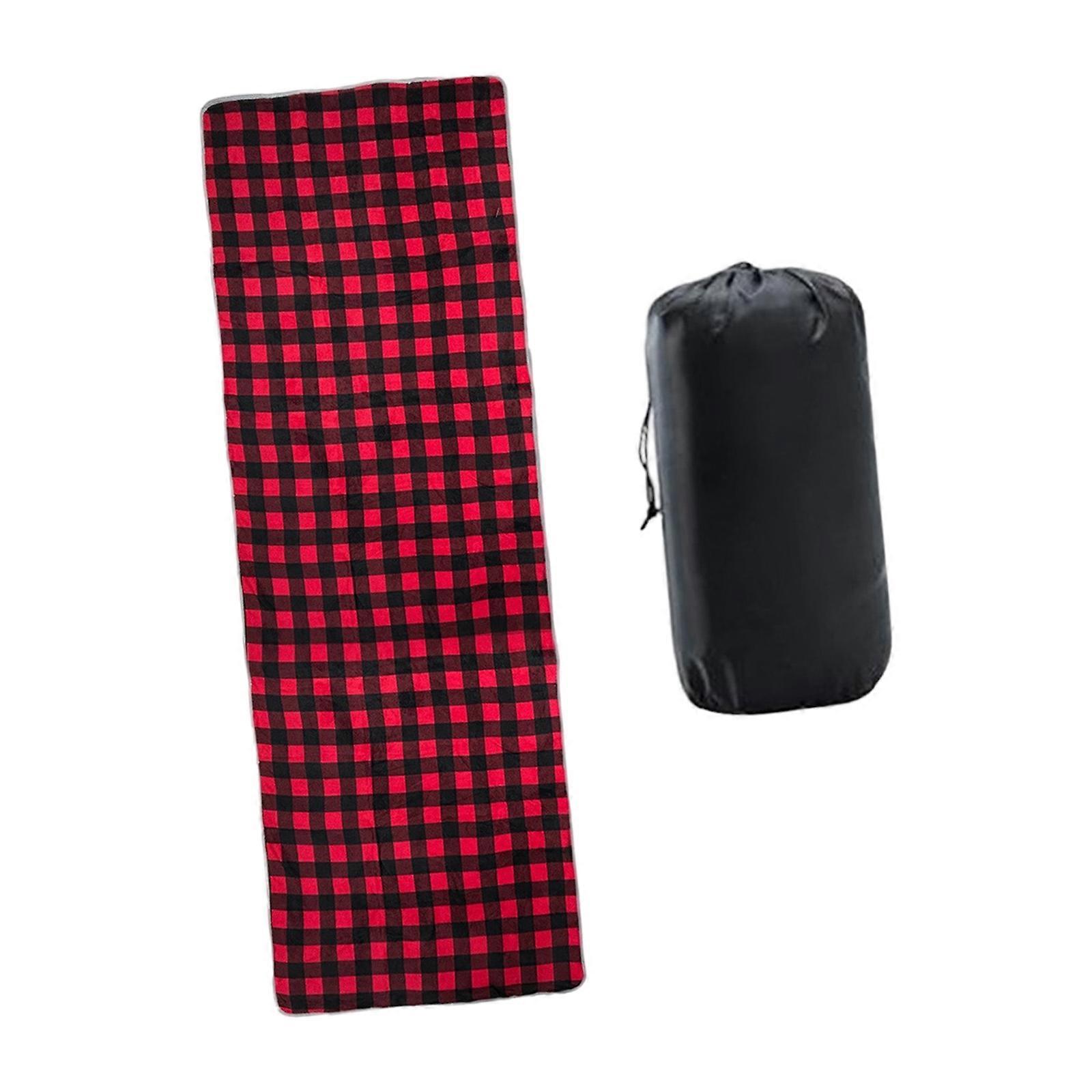 Cold Weather Sleep Bag USB Powered Operations Water Resistant Shell Crystal Fleece Texture Perfect for Outdoor Camping  Red
