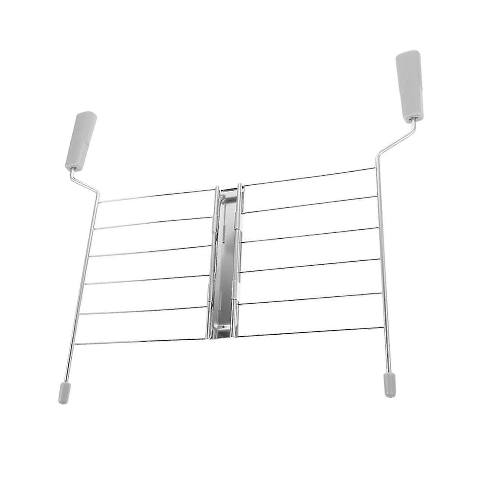 Bread Machine Stand Bread Machine Grills Rack Stainless Steel Material Sandwich Holder Suitable for Kitchen Baking  Gray
