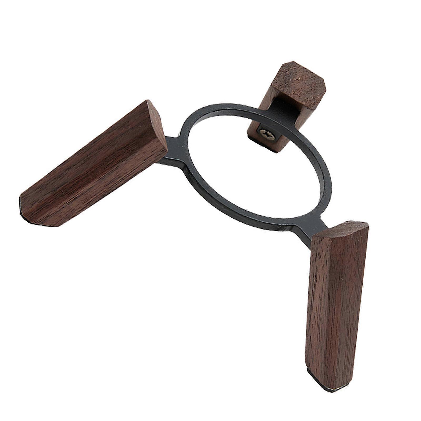 Space-Saving Desktop Display Stand Metal Wood Desktop Holder Bracket for Mini Speakers Multicolor