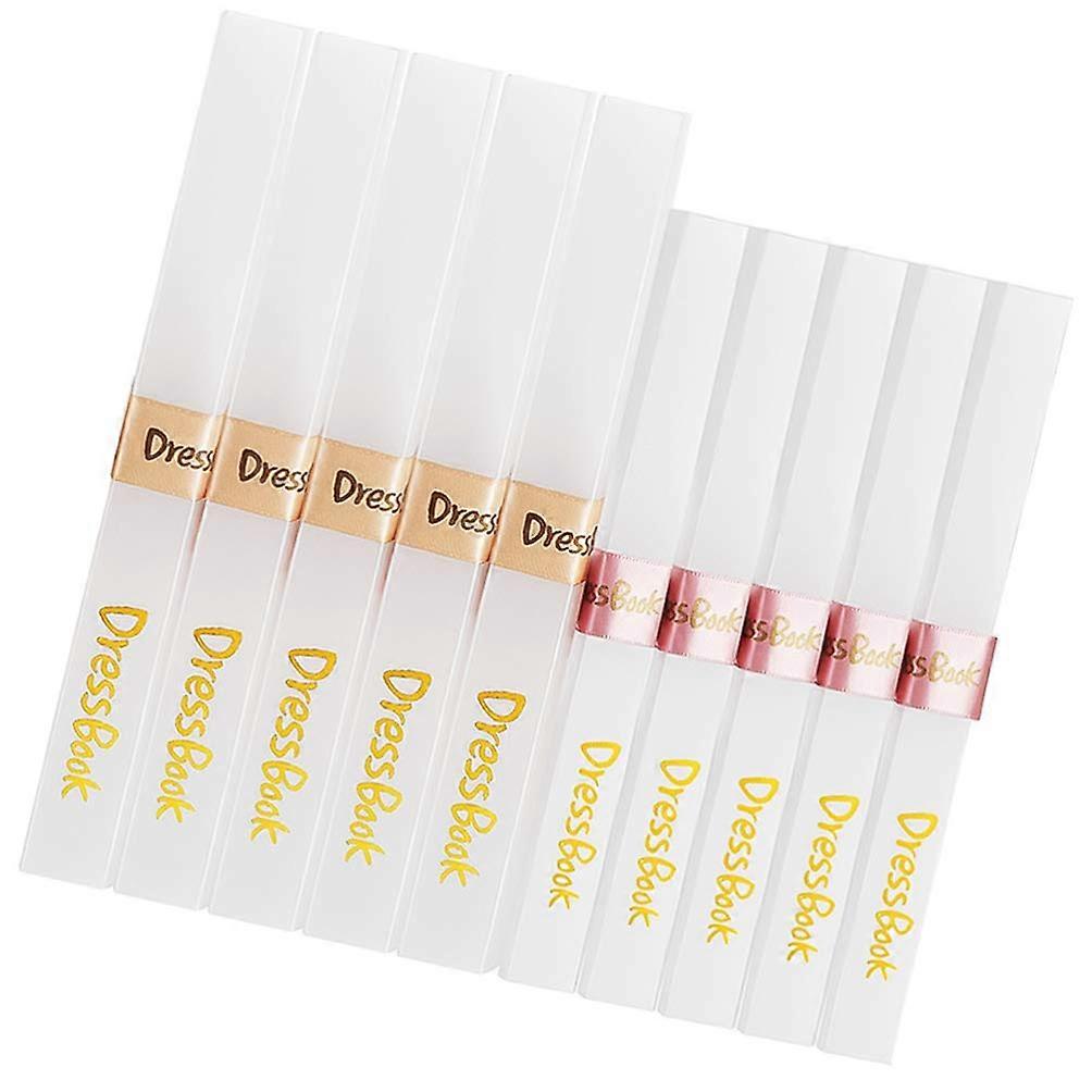 10pcs Shirt Folding Boards PP Clothes Organizer for SpaceSaving Closet Storage