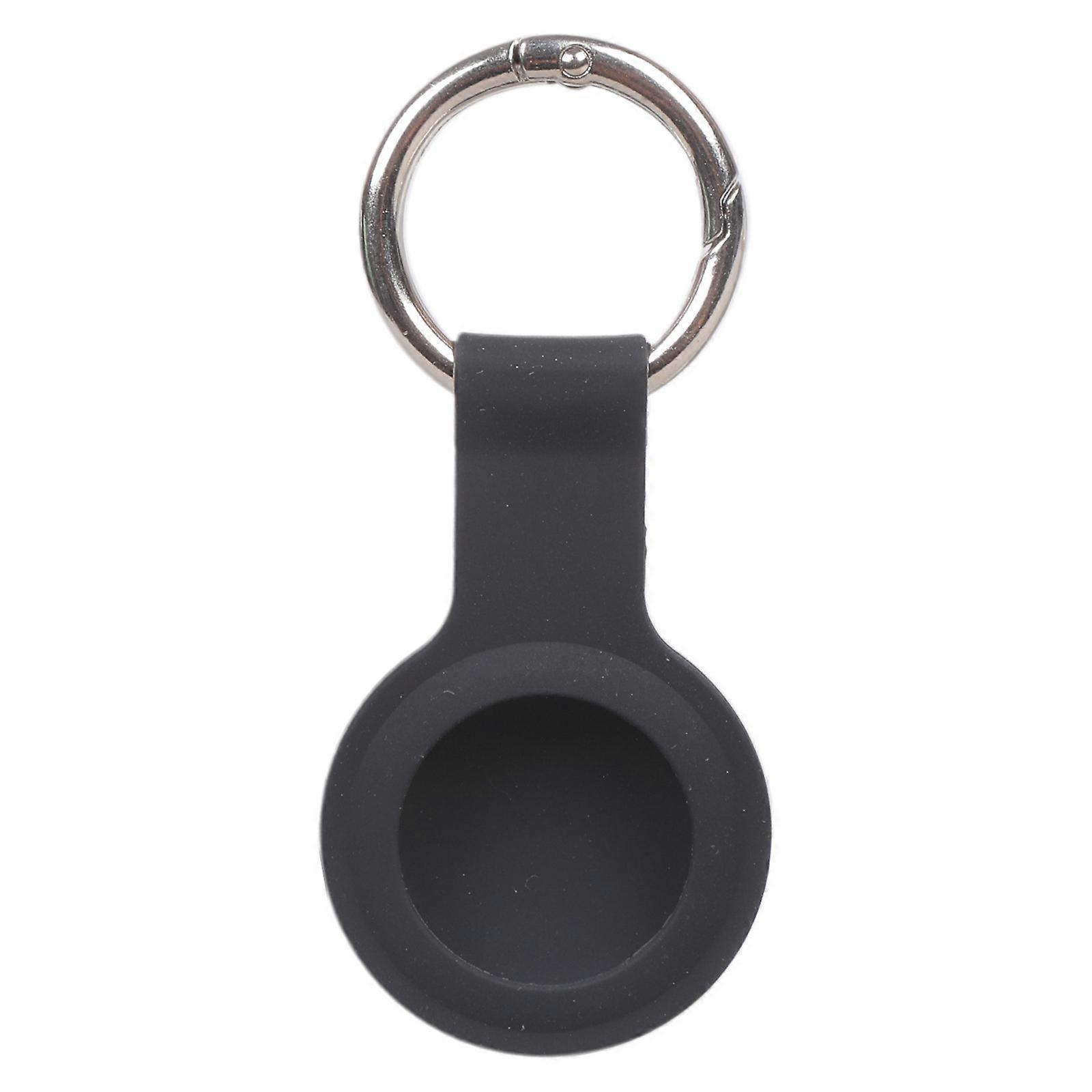 Silicone for Case with Keychain Ring for Locator Tracker  Black