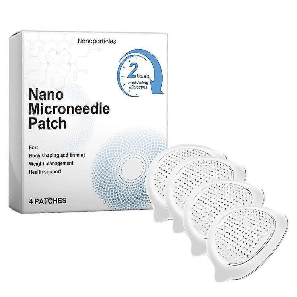 4pcs Nano slimming micro needle patch