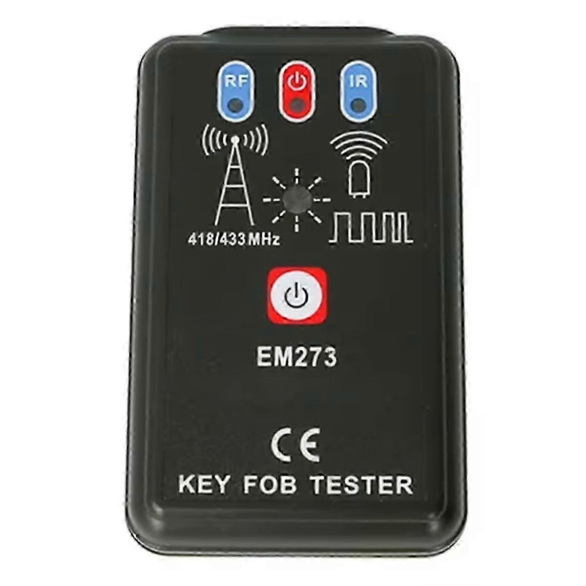 LED Key Fob Frequency Tester Checker Finder Wireless Radio Frequency Remote Control EM273