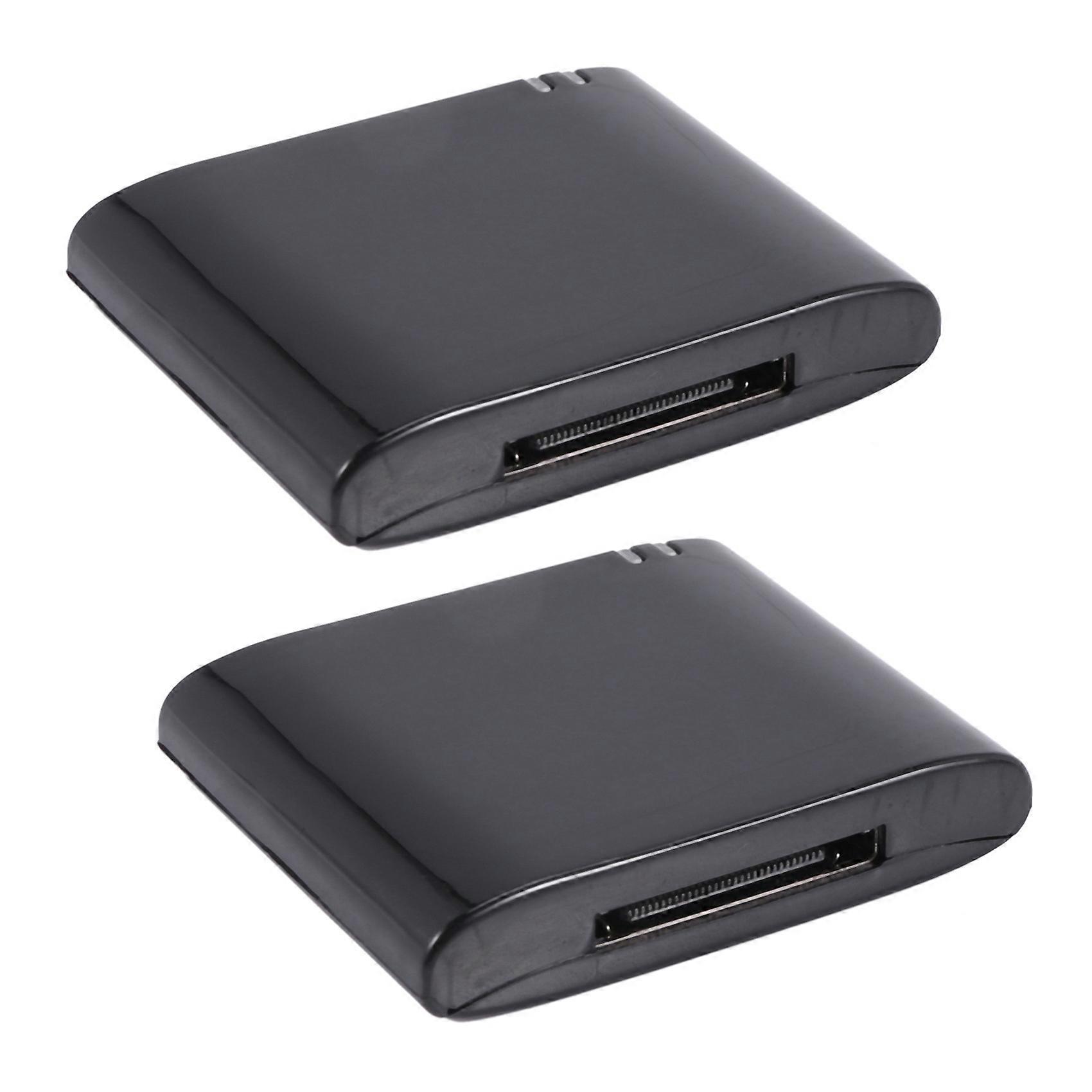 2X 30Pin Bluetooth Adapter 4.1 A2DP Audio Music Receiver for Sounddock and 30Pin(Not Compatible with