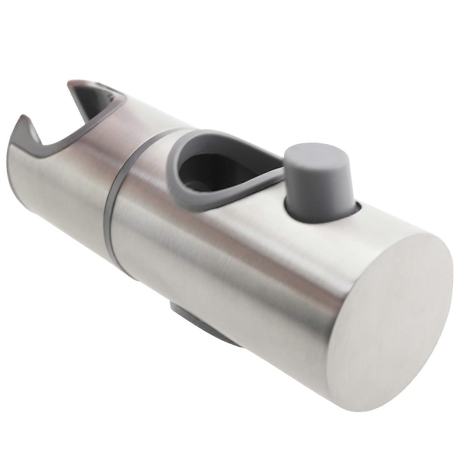 Stainless Steel Shower Head Holder Adjustable 360° Rotating Handheld Bracket for 25mm Rod