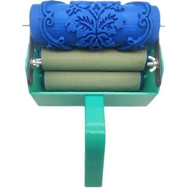 DIY Pattern Rollers Portable Paint Rollers Home Decoration Professional Plastic Handle Painting Machine