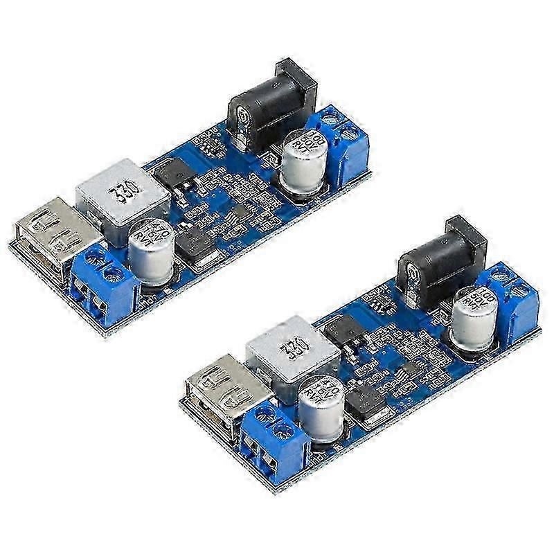 DC 6V 9V 12V 24V to DC 5V 5A Buck Converter Module,9-36V to USB 5V Transformer Dual Output Voltage Regulator