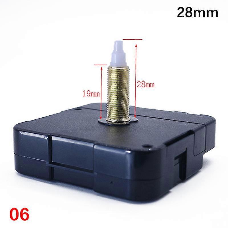 Long Shaft Length Wall Clock Movement Silent Diy Quartz Clocks Mechanism 31mm Wall Watch Machinery Repair Parts Kit Clockwork