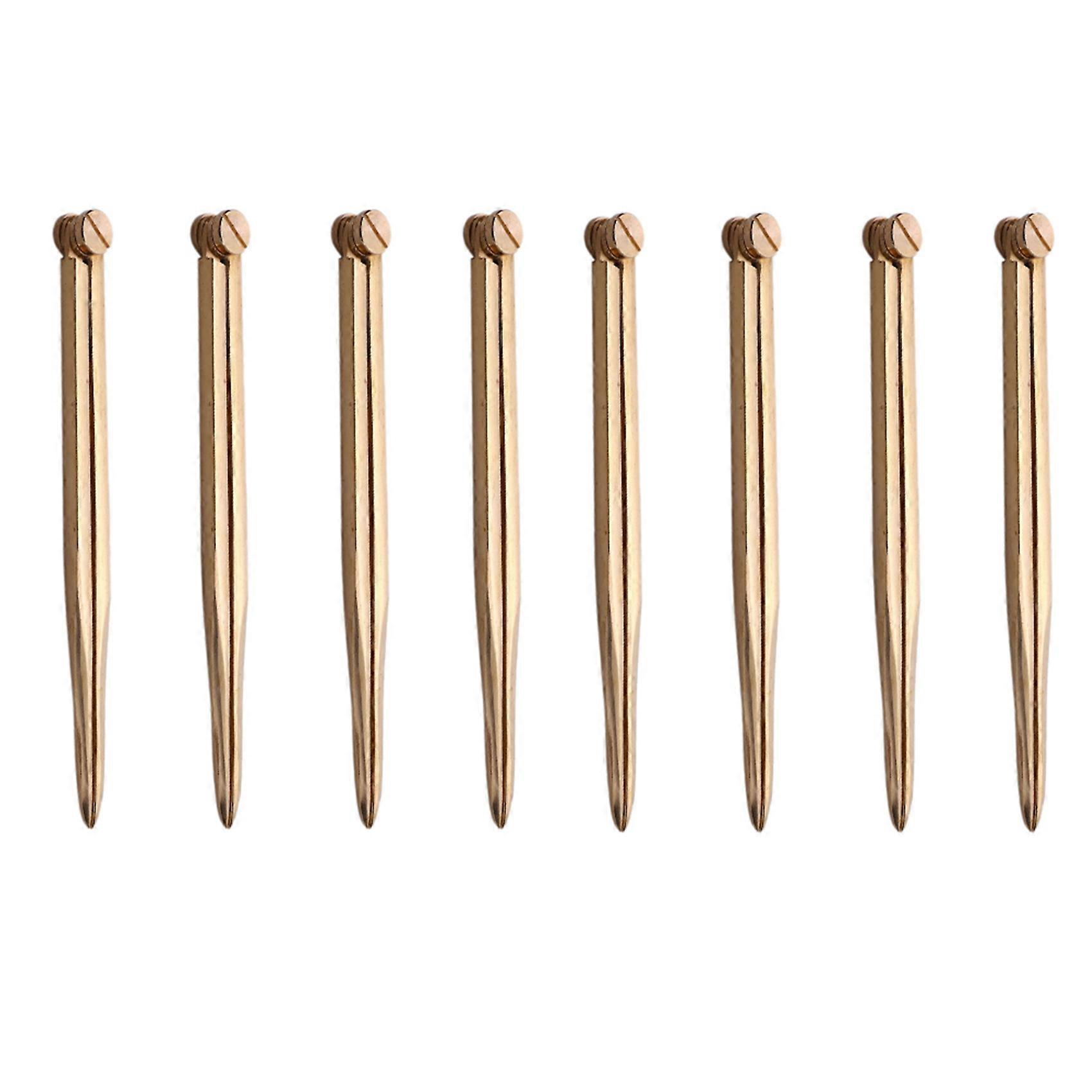 8pcs 168mm Navigation Chart Straight Divider Solid Brass Marine Dividing Tool No Rust for Architects Marine Navigation