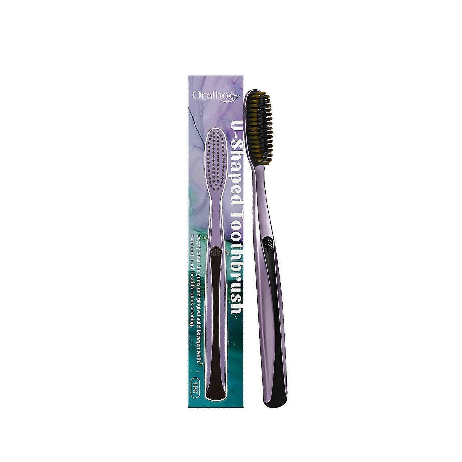 U-Shaped Long-Tip Toothbrush for Fast