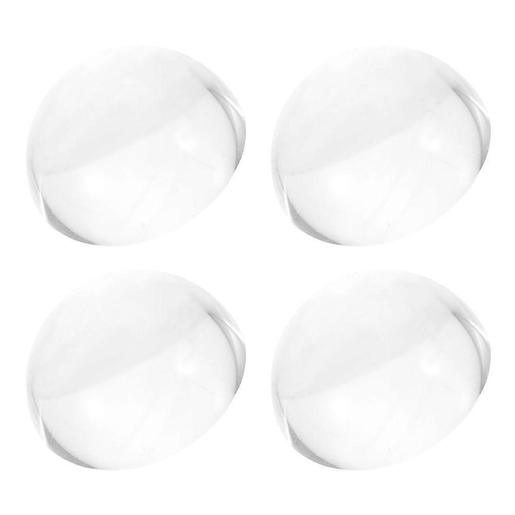 4 قطع قبة الكريستال ثقالة الورق أوزان الورق الثقيلة الأوزان الزجاجية نصف الكرة الأرضية للخط والخياطة قطع الأقمشة وصنع الأنماط 40 مم