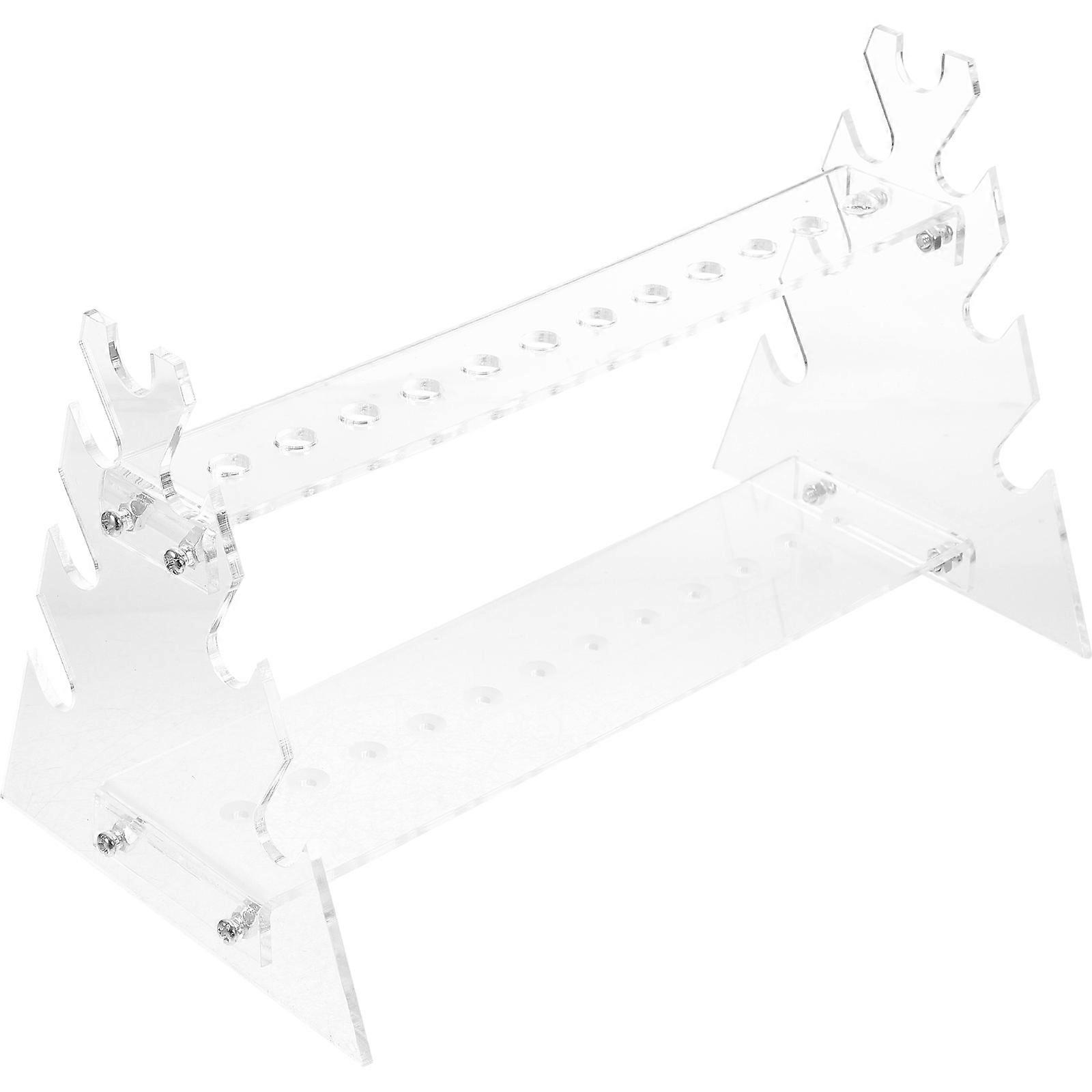Transparent Test Tube Holder for Storage Use with