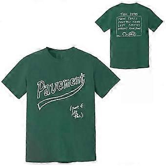 Pavement Vintage Tour datums groene T-Shirt