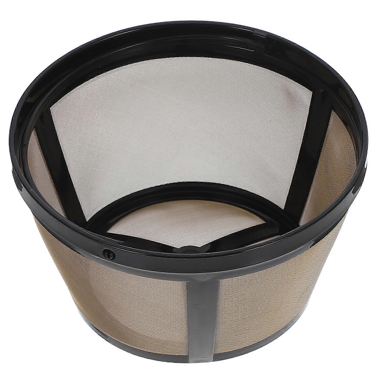 Home Coffee Filter Basket Reusable Golden Nylon Coffee Tool