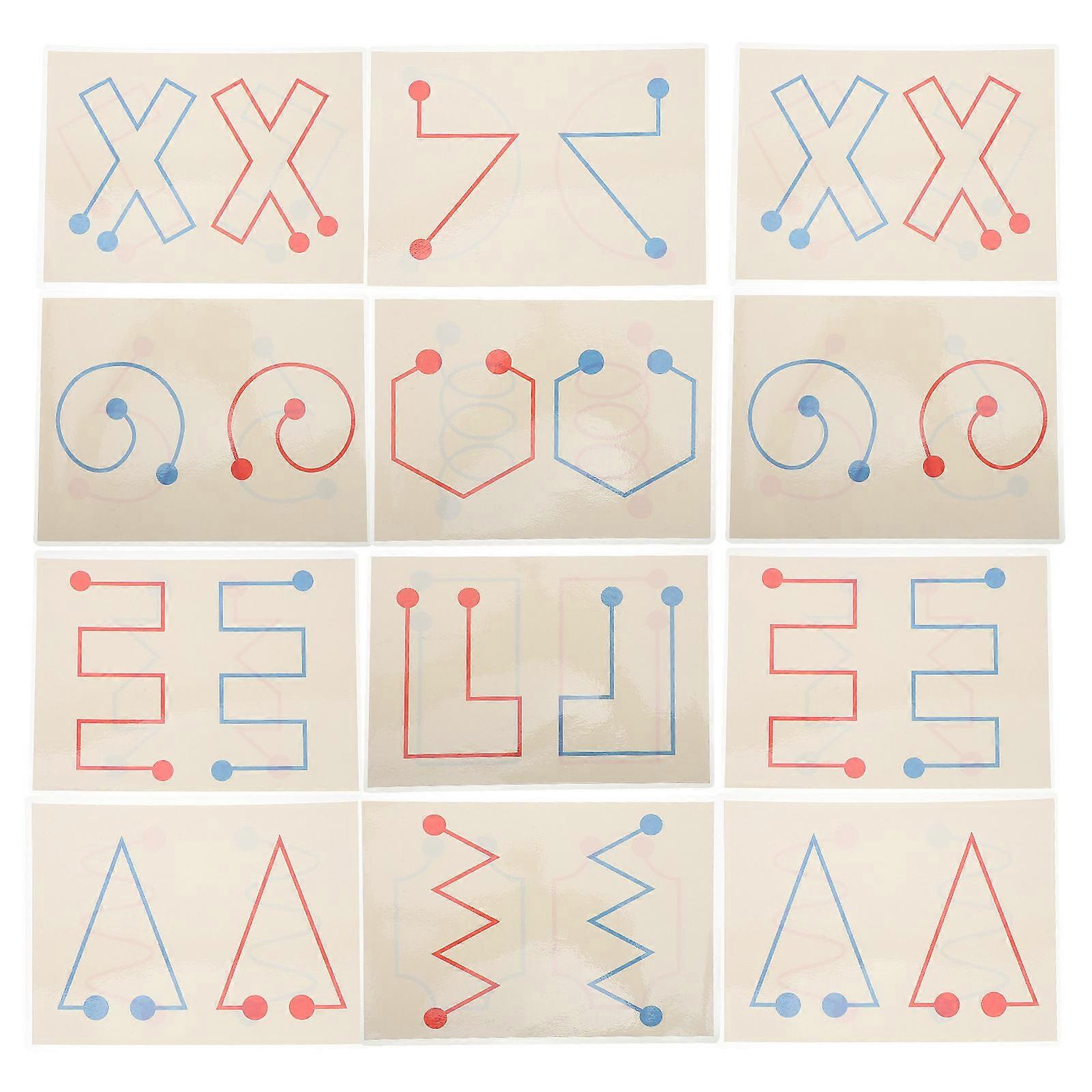 Hand-Eye Coordination Toy for Kids 40Pcs Brain Development Training Cards