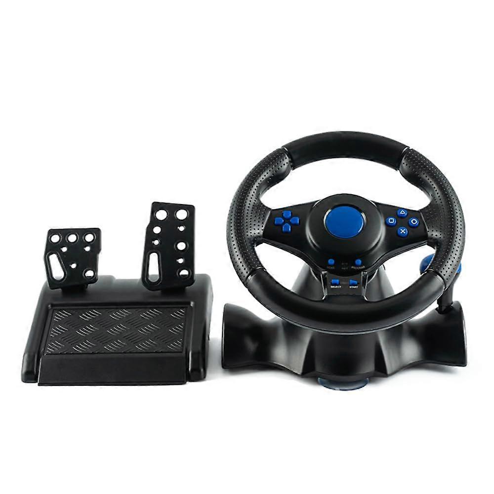 Racing Wheel with Pedals and Shifter, 180° Gaming Steering Wheel for PC PS4 Xbox Switch Android