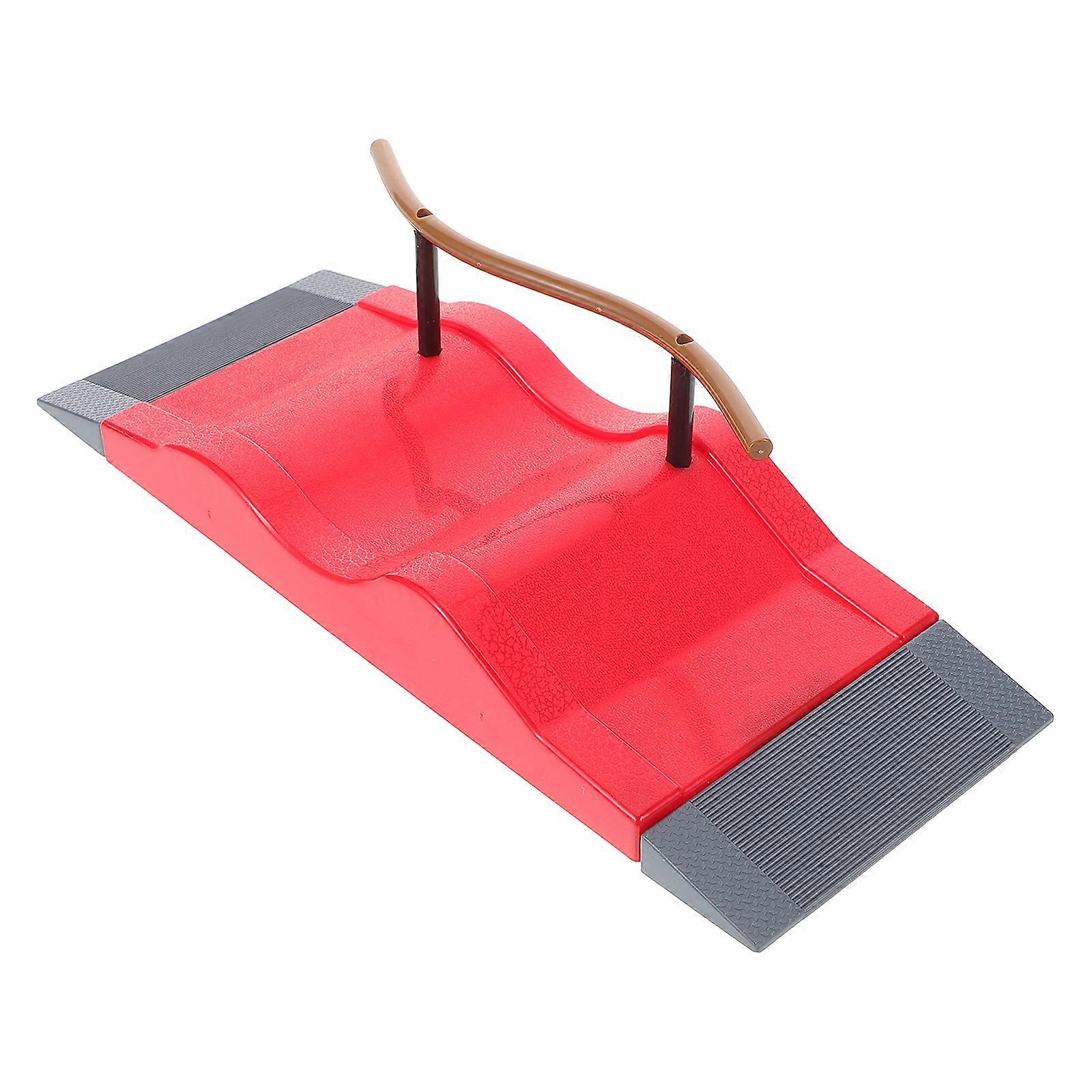 Mini Finger Skateboard Park with Obstacle Set Plastic Versatile Part