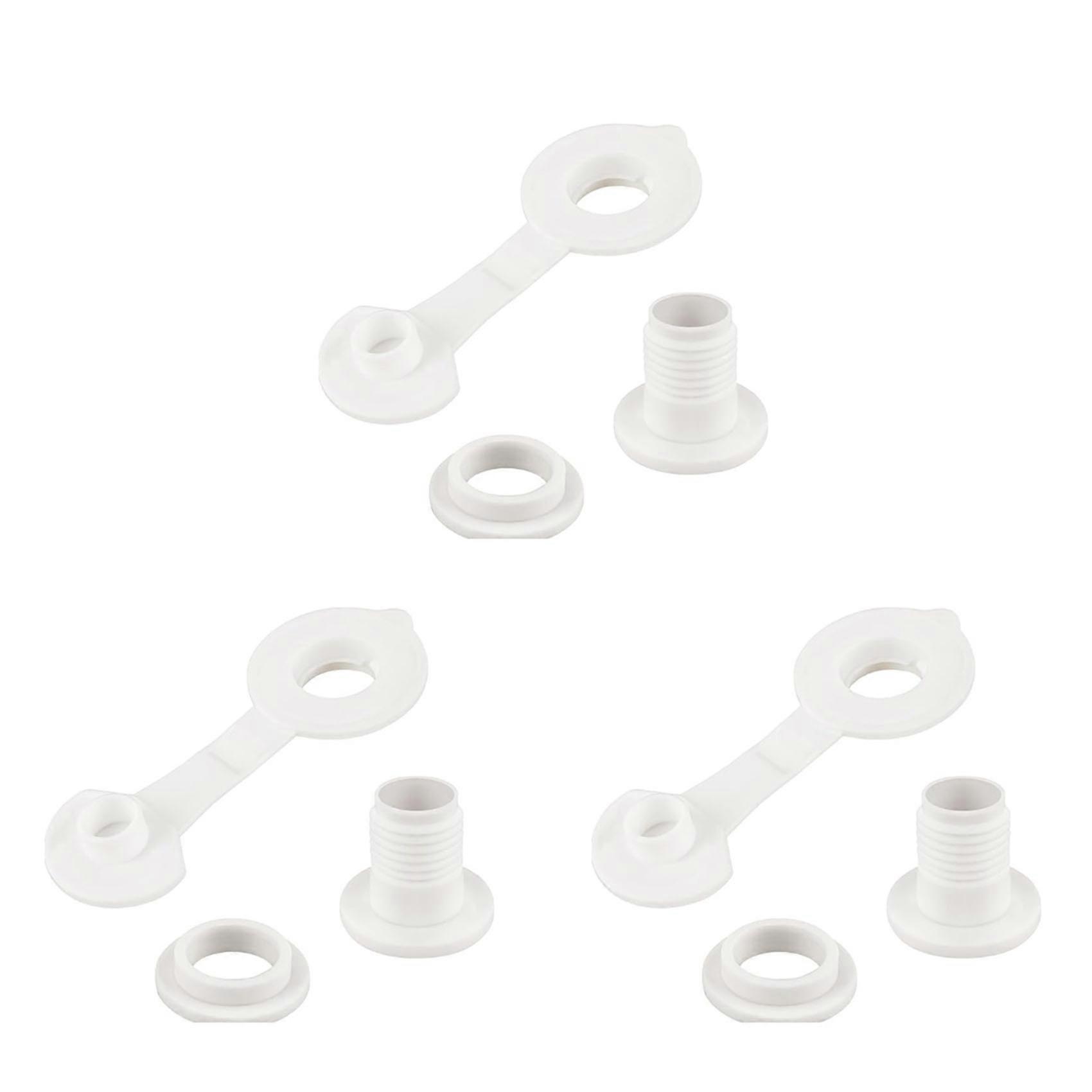 3X Cooler Drain Plug Cooler Plug Replacement Triple Snap Drain Plug Cooler Plug Assembly for Coolers