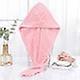 Femmes cheveux longs serviette de cheveux �� s��chage rapide serviettes en microfibre douce bonnet de douche serviette chapeaux de bain pour f