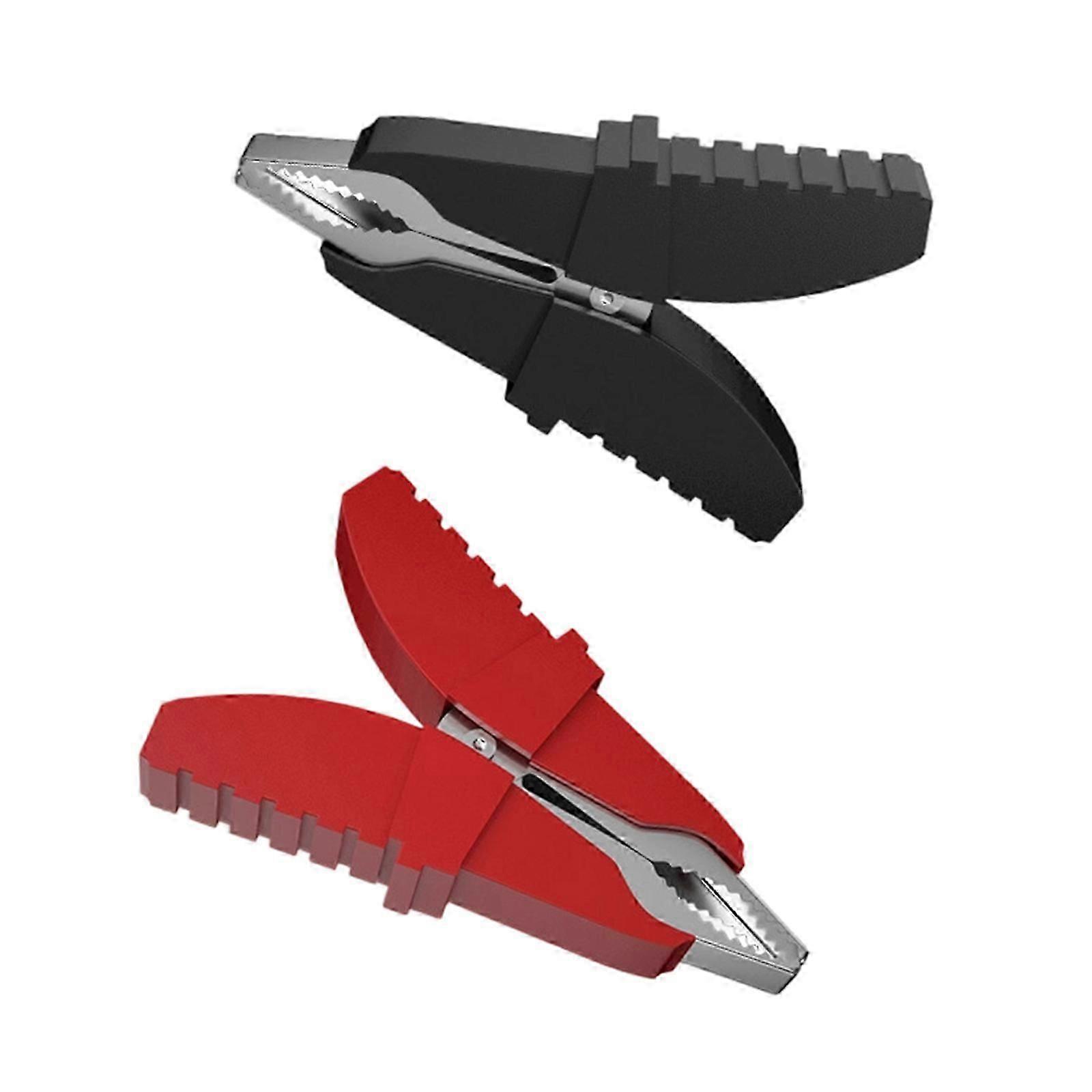 2Pcs 50A Spring Clamp Test Leads, Alligator Clips Electrical Tool Parts