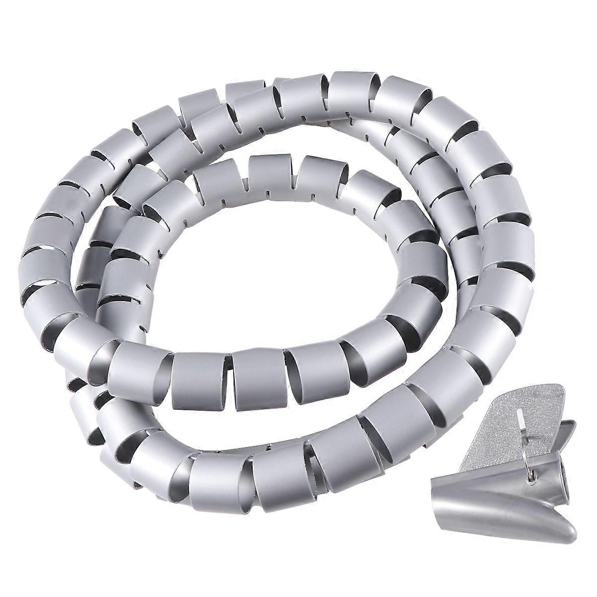 Cable Management Sleeve for Cord Organizing with 3Pcs Wire Holder Clips