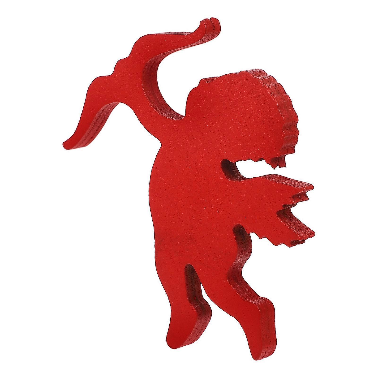 Cupid Ornament Wooden Modeling Decor for Desktop Table Decoration