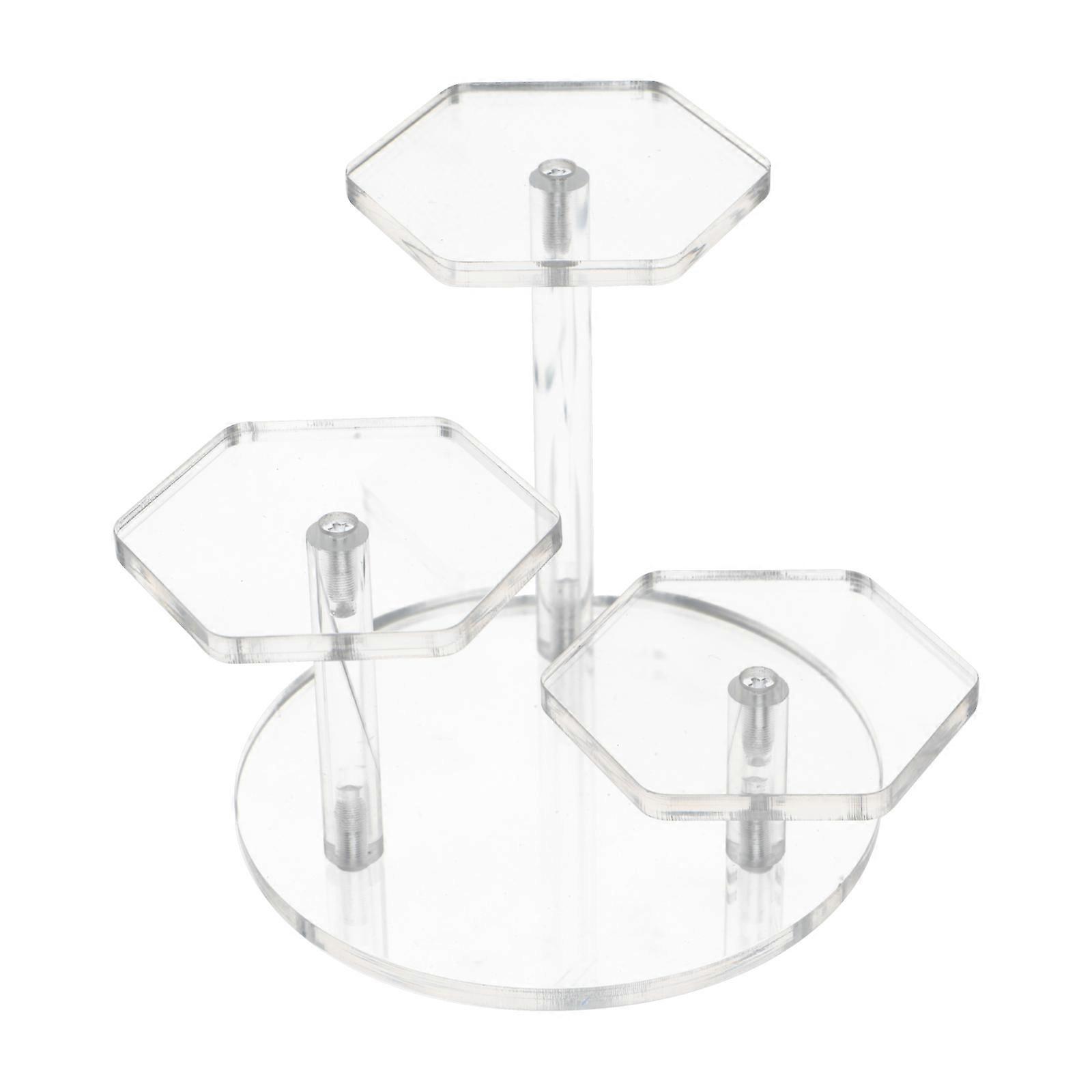 Acrylic Jewelry Riser Display Rack for Display 1Pcs Clear Figurine Model