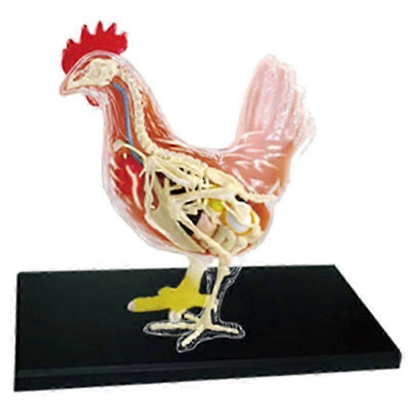25-26 Red and White Chicken 4D Master Puzzle Assembling Toy