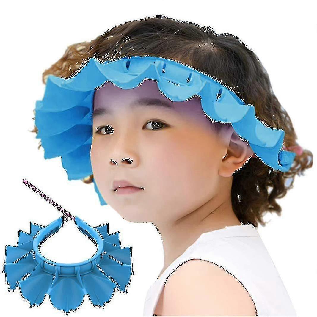 Baby Silicone Shower Cap Bathing Hat, Adjustable Shower Cap Compatible With Kids