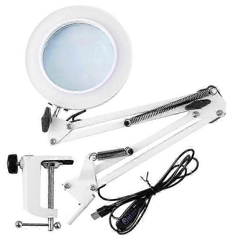 2025 10X Magnifier with LED Light and Stand
