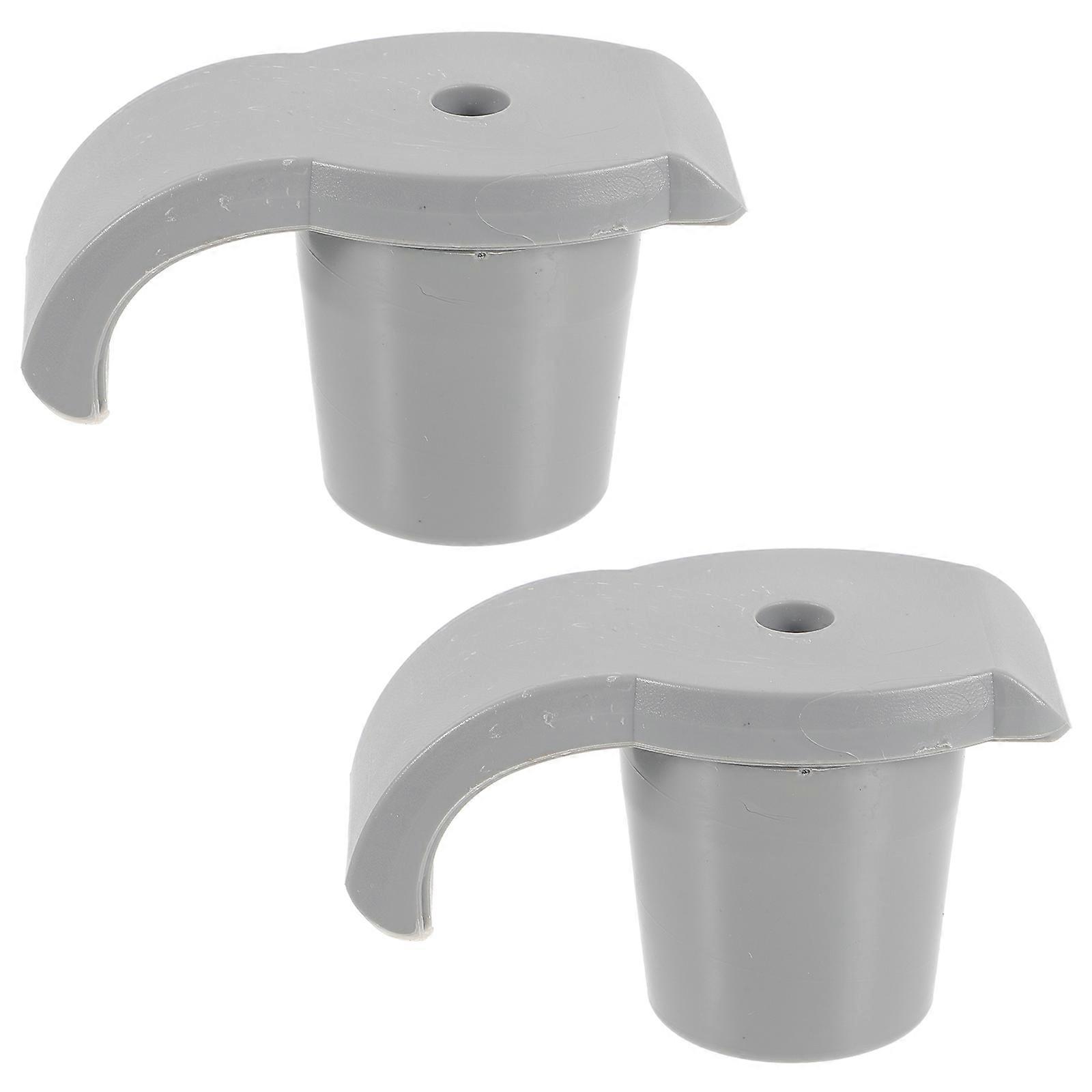 2Pcs Walker Ski Glides Anti-Slip Walker Feet Cushions Durable Plastic
