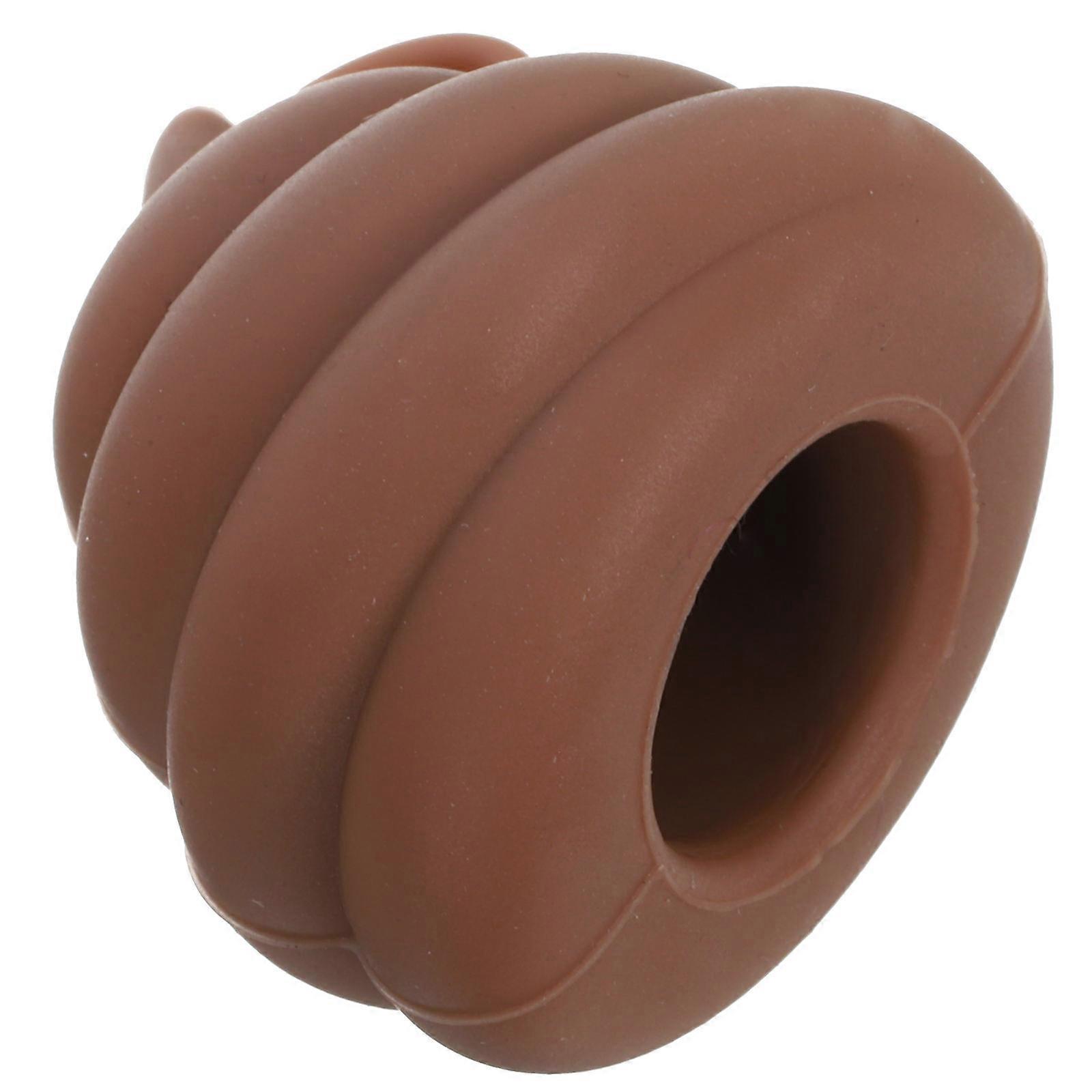 Silicone Toothpaste Save Cap Self-Sealing Use Brown