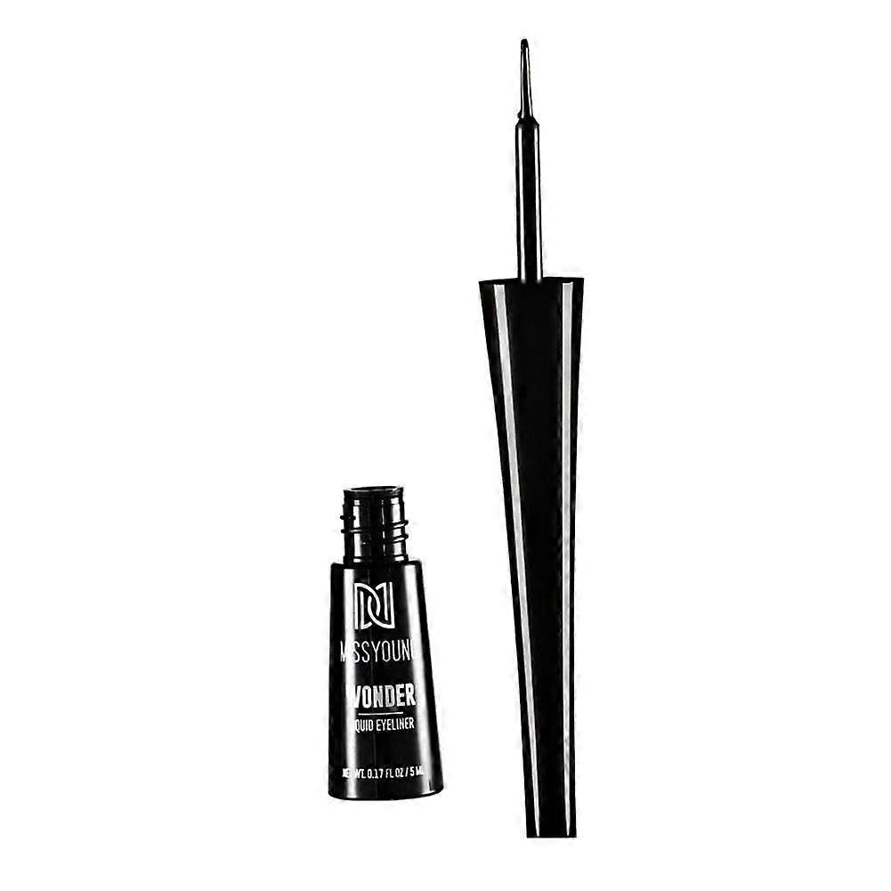 Waterproof Liquid Eyeliner Black with ExtraFine Tip, Smudge Proof Long Lasting Easy Glide