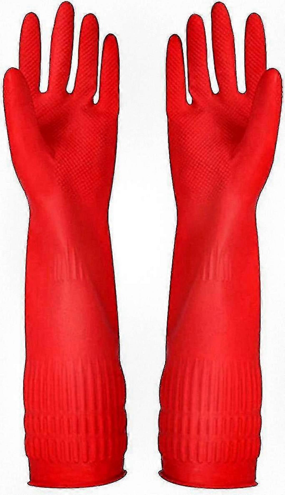 3-Pack Rubber Kitchen Cleaning Gloves for Effective, Comfortable Housework