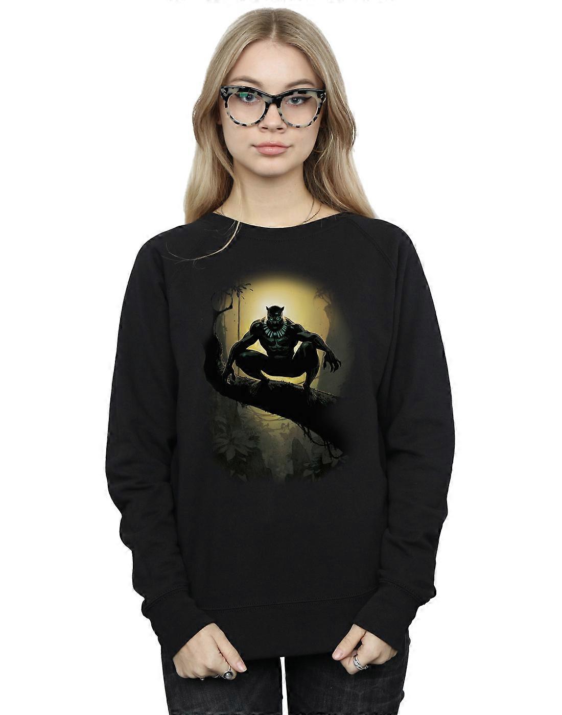 Marvel Women's Black Panther Crouching Sweatshirt