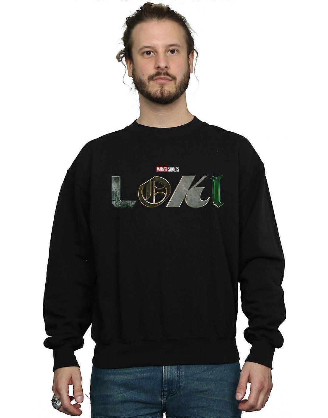 Felpa Con logo Loki da uomo Marvel