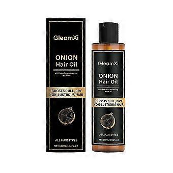 Zwiebelhaaröl mit Arganöl – Natürliches Haaröl für Haarwachstum, gegen Schuppen und juckende Kopfhaut – Sulfatfrei, Parabenfrei – 100 ml