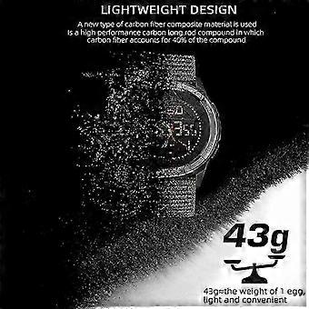 2025 NORTH EDGE ALPS Outdoor Waterproof Men Carbon Fiber Digital Nylon Strap Smart Sports Watch