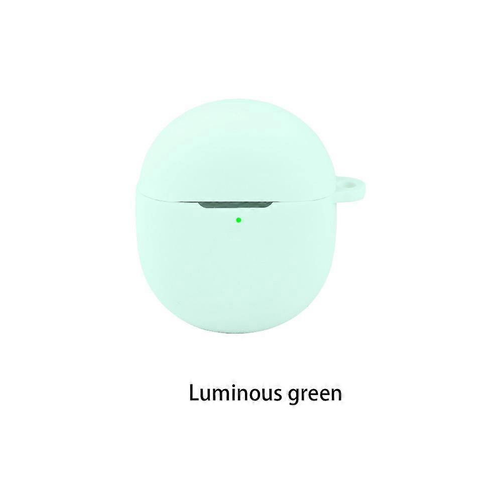 Anti-fall Earphone Case with Keyring Silicone Headphone Protective Case Dustproof Shockproof for Google Pixel Buds 2a