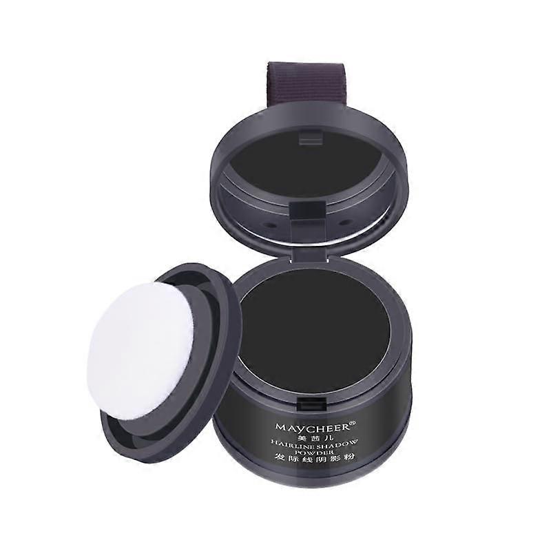 Root Touch Up Powder Light Brown Waterproof Full Coverage Hairline Powder for Gray Coverage