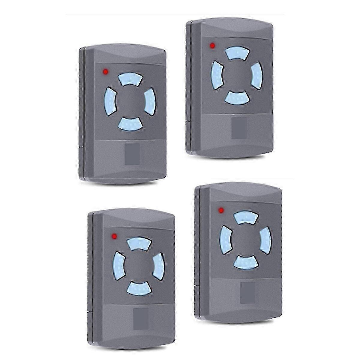 Garage Door Remote Control, ABS Material Compact Design, Compatible with HSP4/HSD2 Series, 4-Pack Controller
