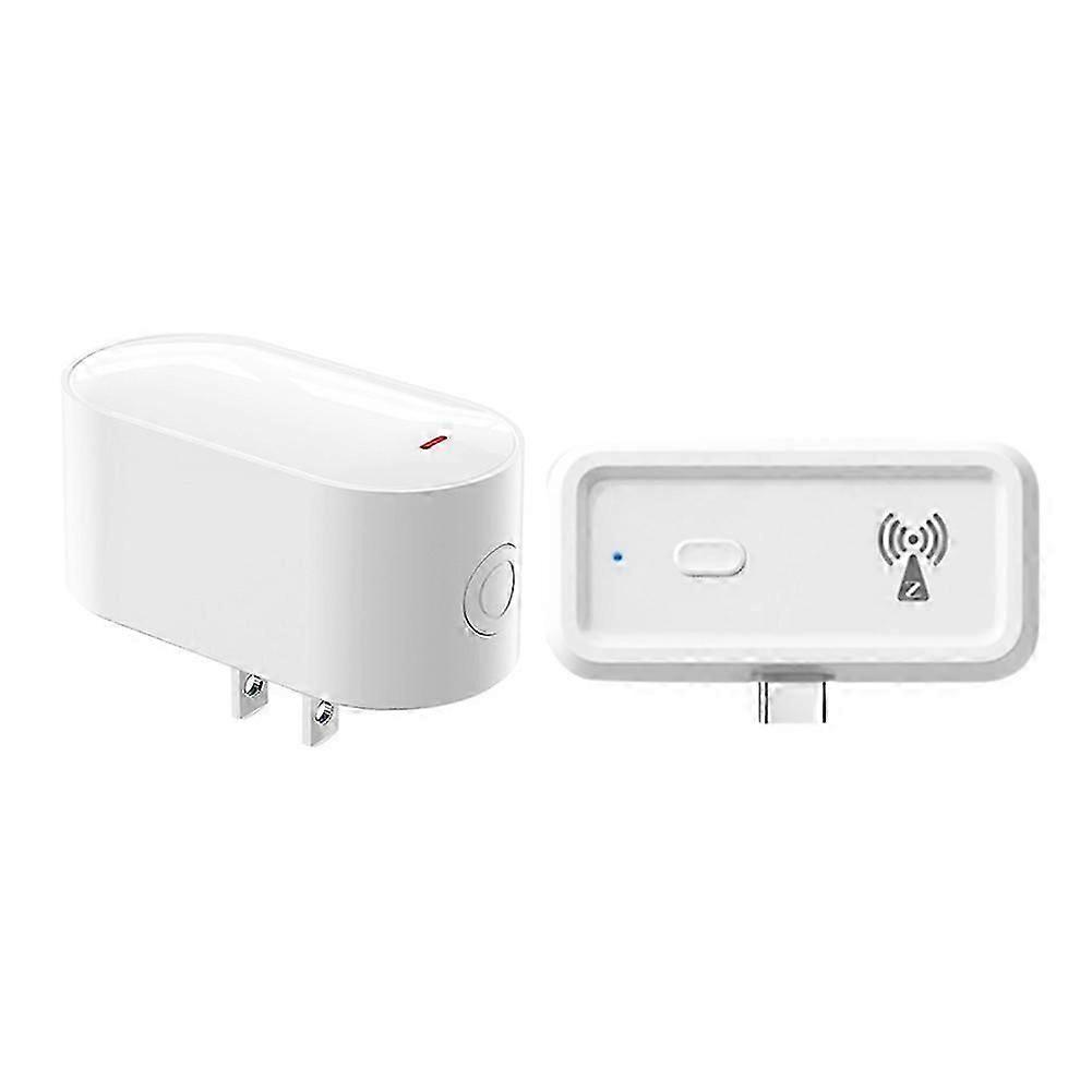 Tuya Zigbee3.0 Ble Mesh Gateway+Zigbee Repeater Kit Smart Hub Remote Control Multi-Mode Gateway Bluetooth Gateway (Us)