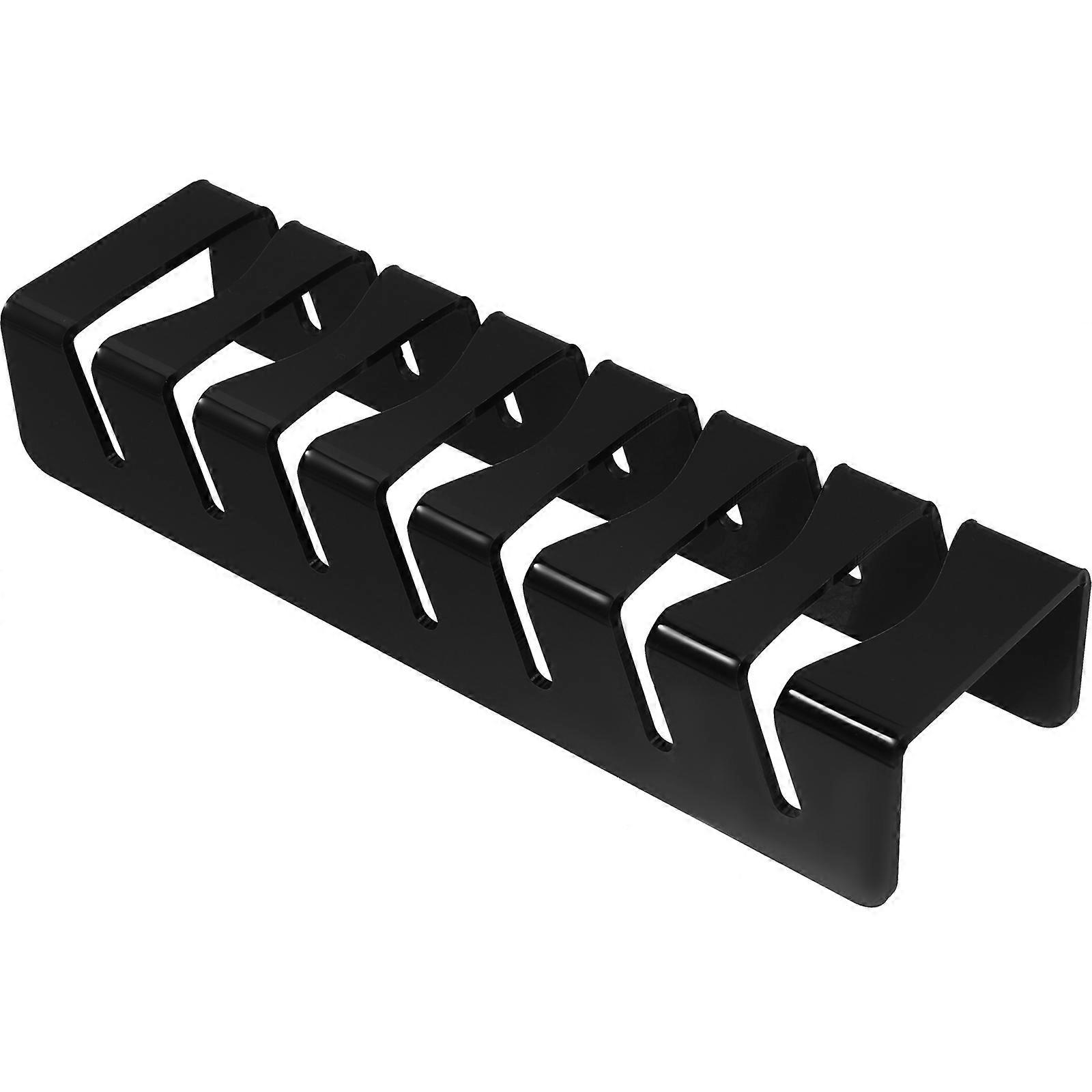 Hat Organizer Rack Acrylic Hat Stand for Storage Use Desktop Black