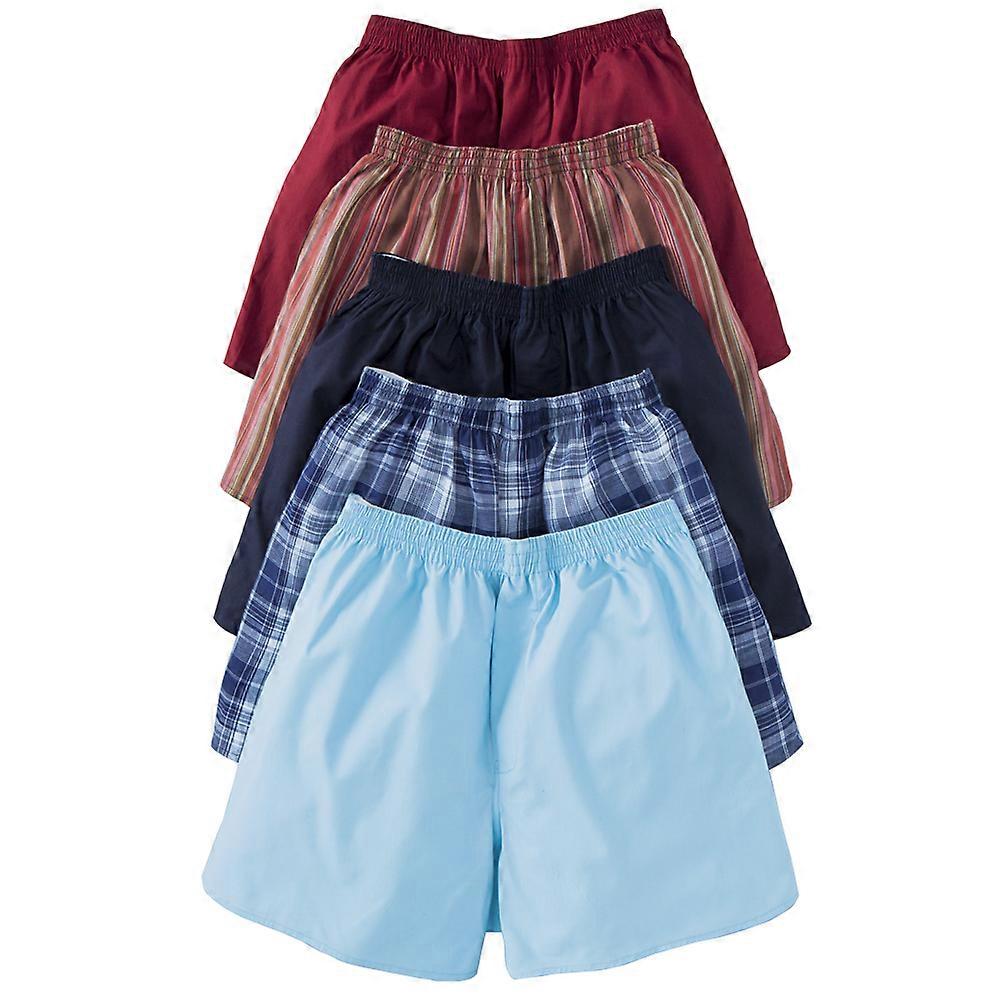 Chums | Mens | Regular Rise 5 Pack Boxer Shorts Mixed