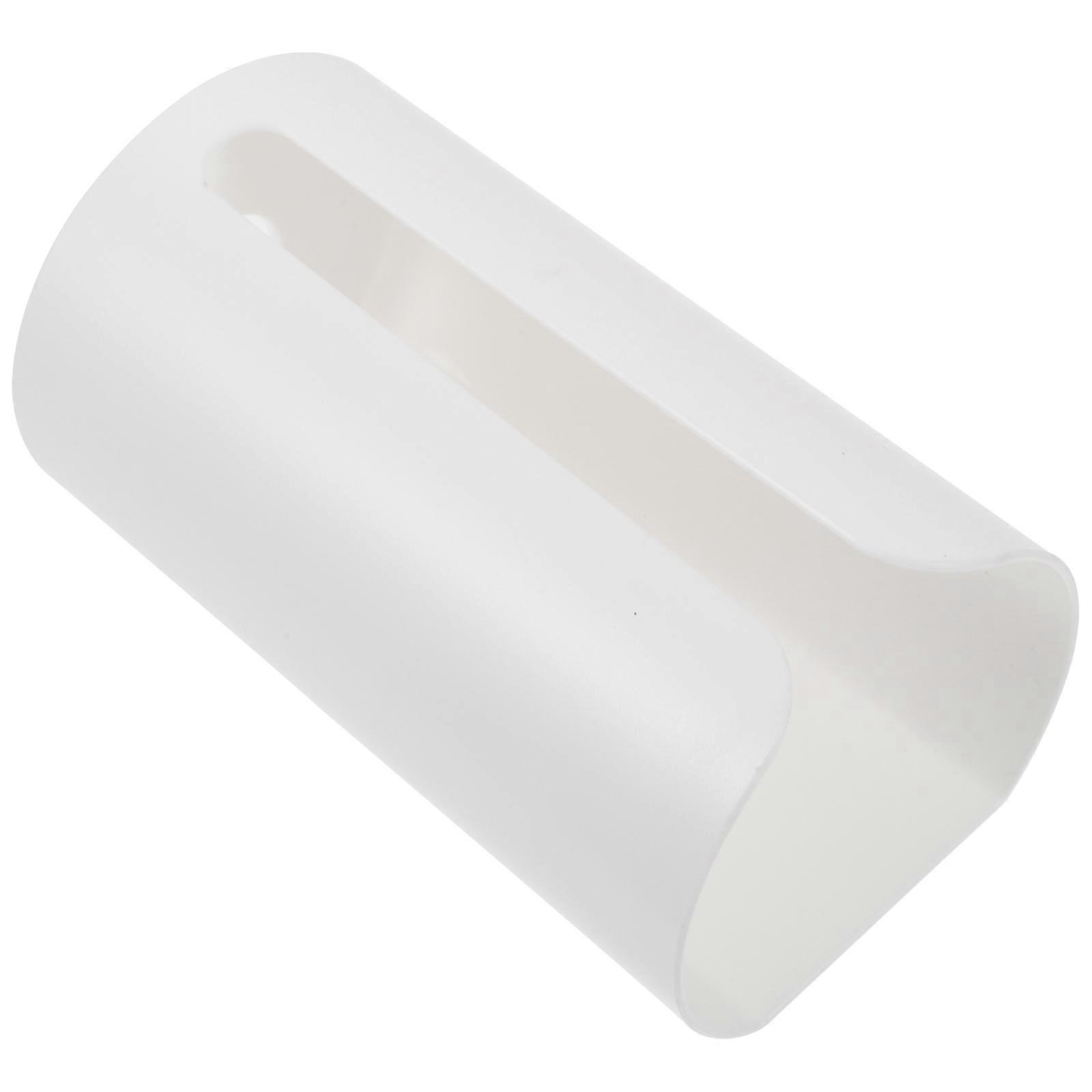 Tissue Paper Box Wall Mounted for Trash Bag Storage White