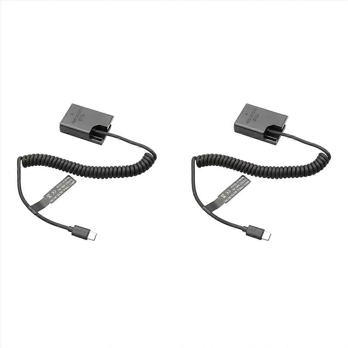 EL14 Dummy Coupler Battery Type-C Spring Cable for D3100 D3500