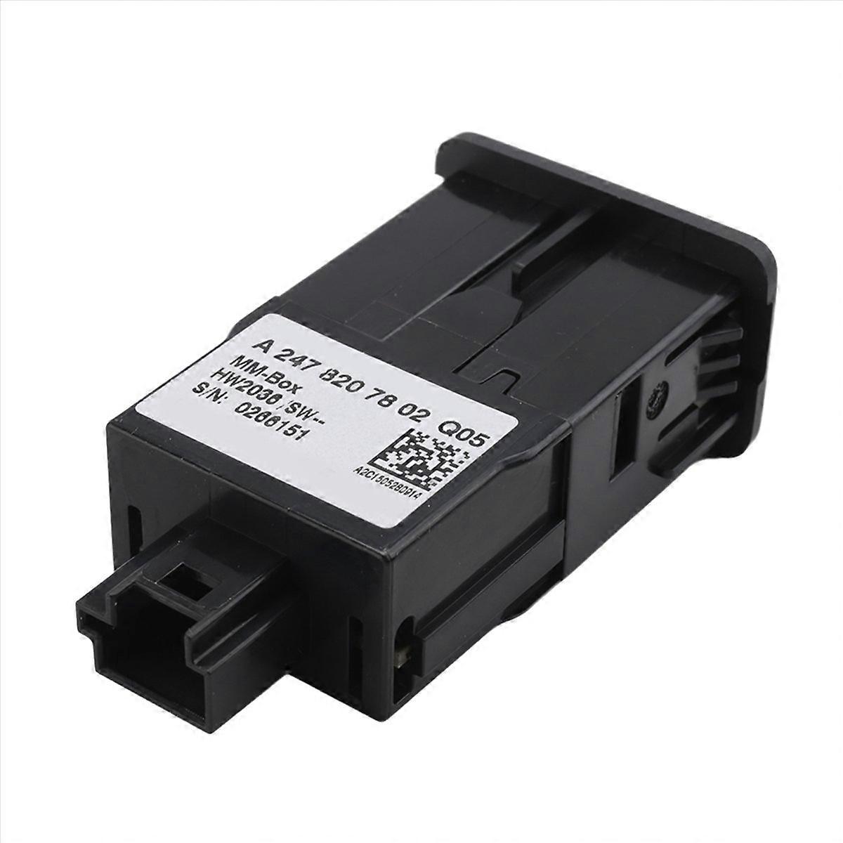 Car USB Input Adapter Audio Radio U-disk Socket Interface For Benz