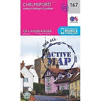 Chelmsford, Harlow y del obispo Stortford (OS Landranger mapa)